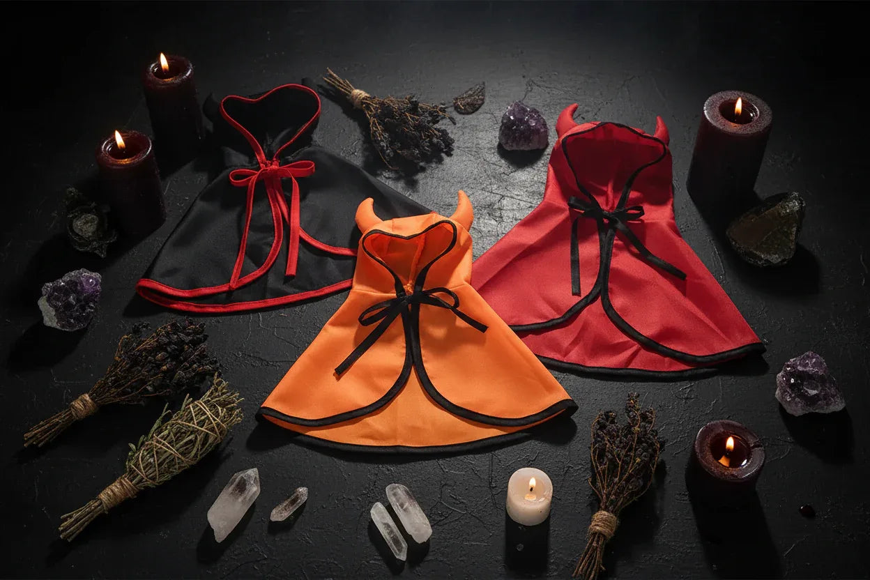 Devil Pet Cape - Sorceress Sanctuary Red / S-Red / M-Red / L-Orange / S-Orange / M