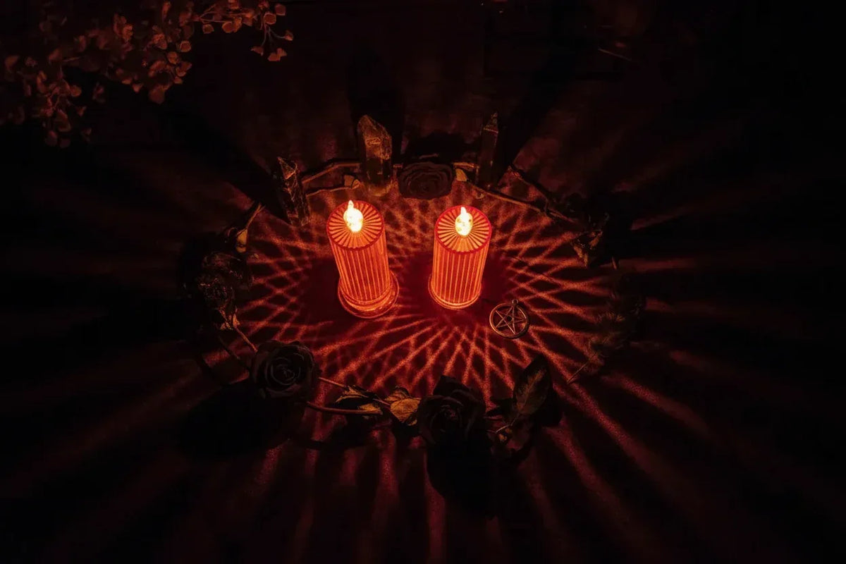 Diamond Candle Lights - Sorceress Sanctuary Diamond Candle Lamp Without Base-Diamond Candle Lamp With Base