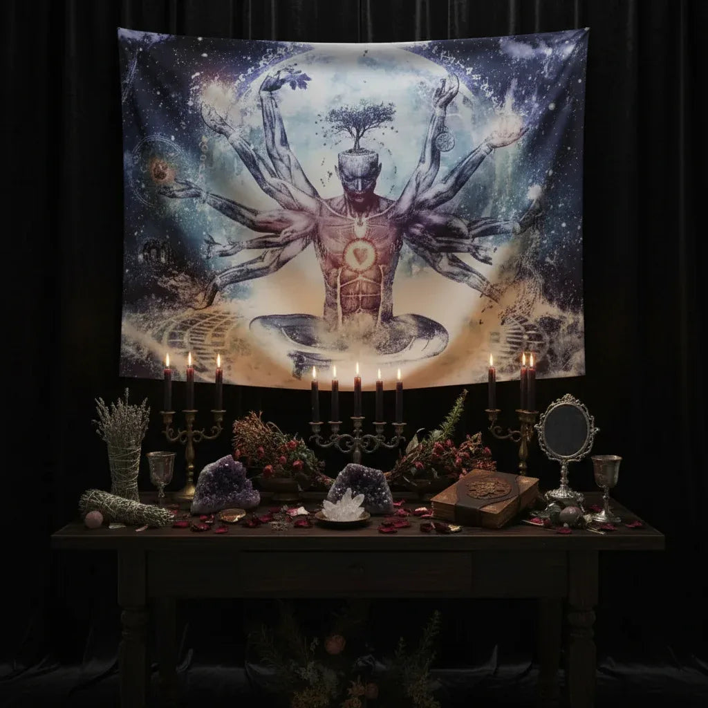 Divine Tapestry - Sorceress Sanctuary 130x150cm-150x200cm