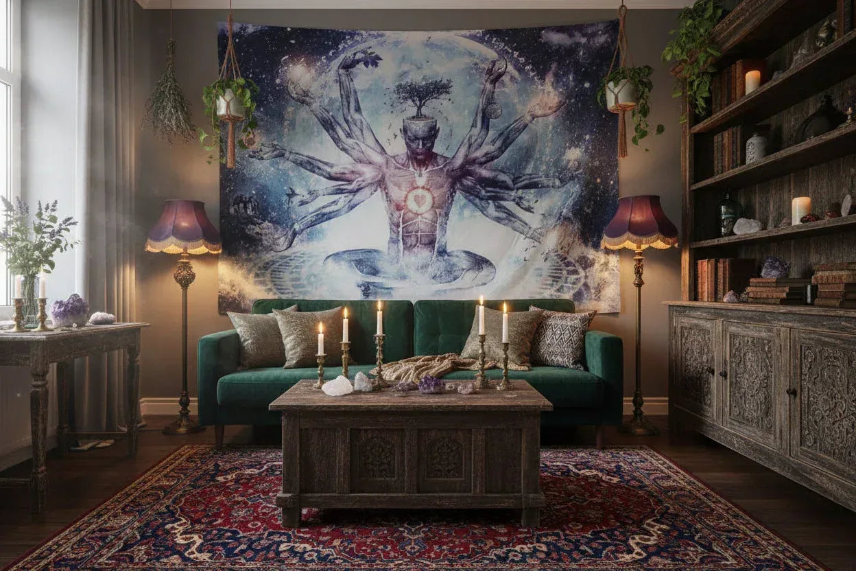 Divine Tapestry - Sorceress Sanctuary 130x150cm-150x200cm