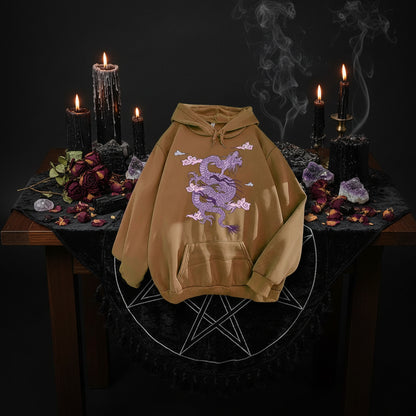 Dragon Cloud Hoodie - Sorceress Sanctuary Purple Dragon-Red / S-Purple Dragon-Red / M-Purple Dragon-Red / L-Purple Dragon-Red / XL-Purple Dragon-Red / XXL