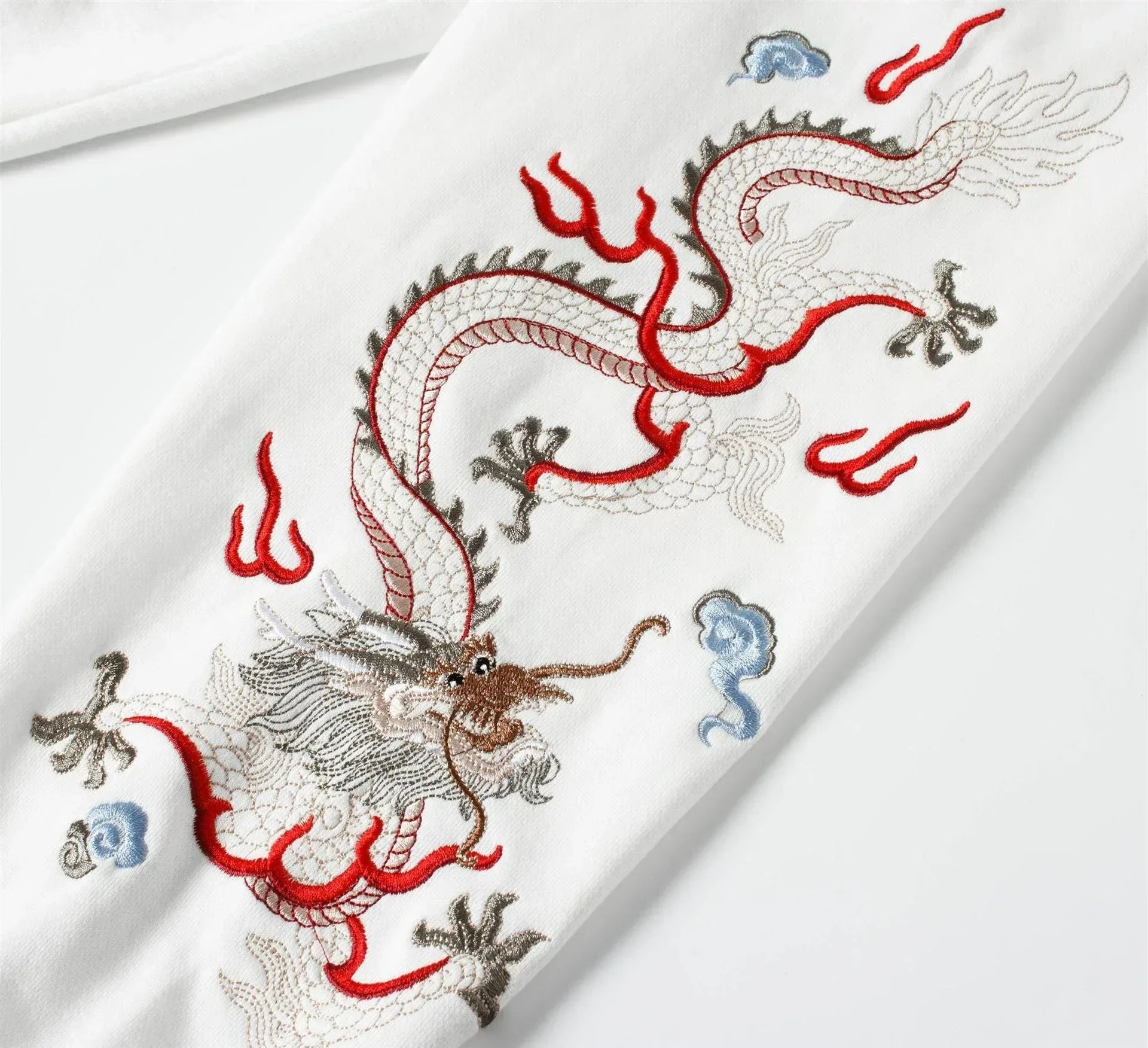 Dragon Embroidered Hoodie - Sorceress Sanctuary Black / M-Black / L-Black / XL-Black / XXL-Black / 3XL