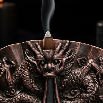 Dragon Tower Incense Burner - Half Mechanical Ceramic Decor Sorceress Sanctuary