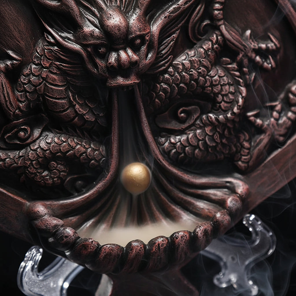 Dragon Tower Incense Burner - Half Mechanical Ceramic Decor Sorceress Sanctuary