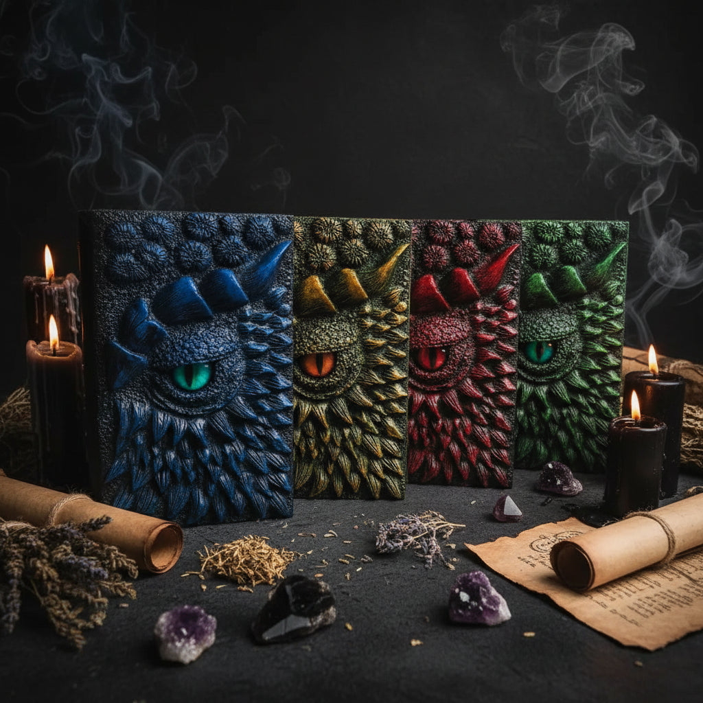 Dragon Grimoire - Sorceress Sanctuary Yellow Eyes / One Size-Red Eyes / One Size-Blue Eyes / One Size-Green Eyes / One Size