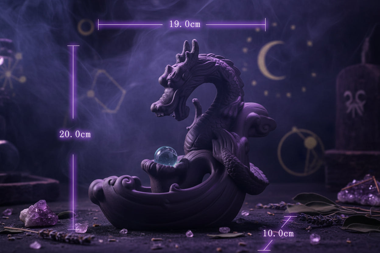 Dragon Incense Burner - Sorceress Sanctuary Q1pcs