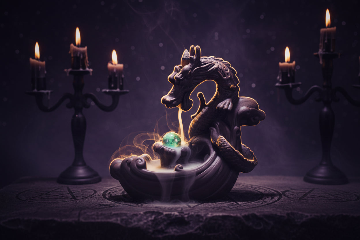 Dragon Incense Burner - Sorceress Sanctuary Q1pcs