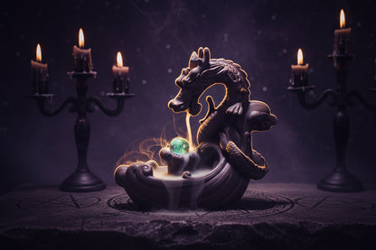 Dragon Incense Burner - Sorceress Sanctuary Q1pcs