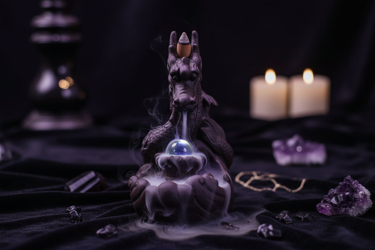 Dragon Incense Burner - Sorceress Sanctuary Q1pcs