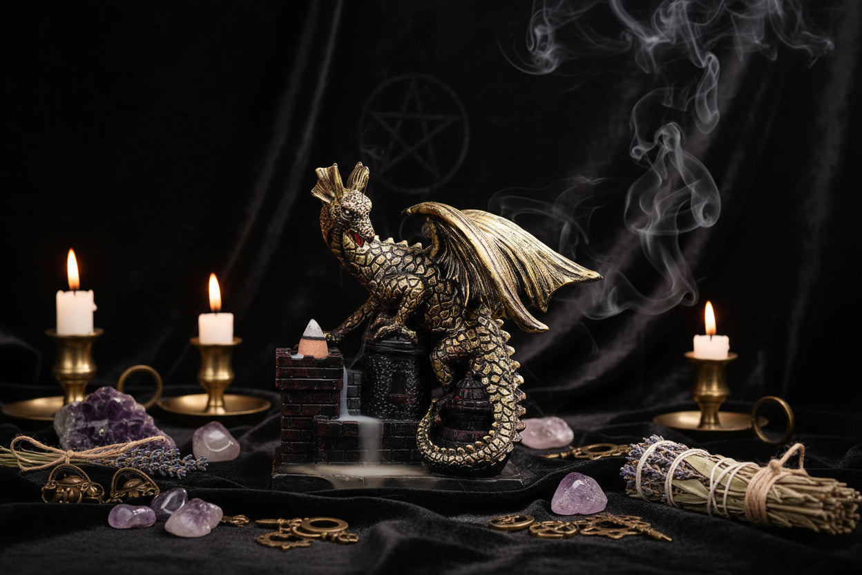 Dragon Incense Holder - Sorceress Sanctuary Dragon