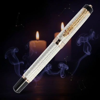 Dragon Luxury Pen - Sorceress Sanctuary Silver-Black-Bronze-Gold