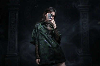 Dragon Mystic Shirt - Sorceress Sanctuary Green / M-Green / L