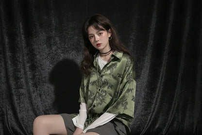 Dragon Mystic Shirt - Sorceress Sanctuary Green / M-Green / L