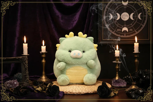 Dragon Pig Familiar - Sorceress Sanctuary Blue / 30cm-Green / 30cm-Brown / 30cm-Pink / 30cm-White / 30cm
