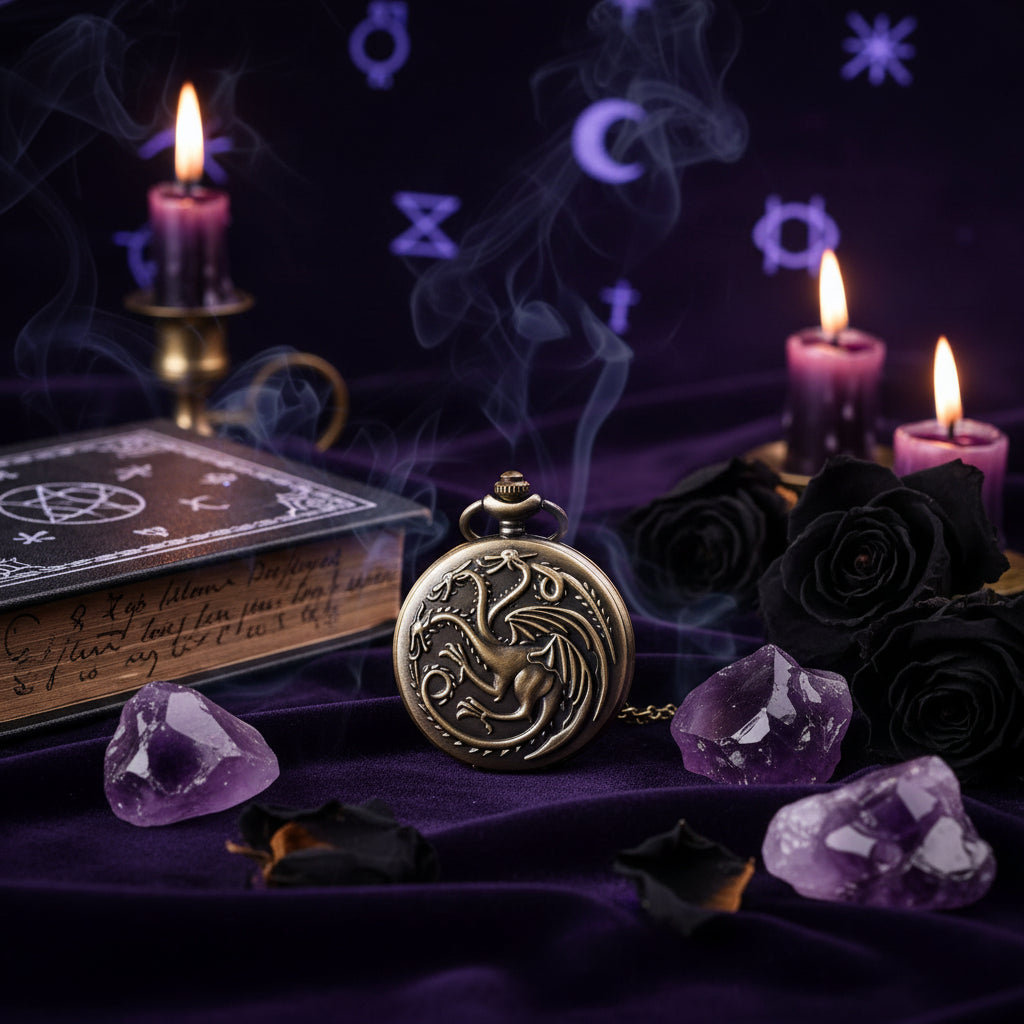 Dragon Pocket Watch - Sorceress Sanctuary A
