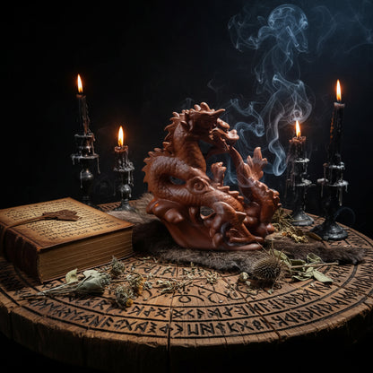 Creative Backflow Incense Burner - Dragon Design Sorceress Sanctuary