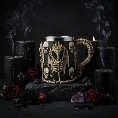 Dragonbone Skull Tankard Sorceress Sanctuary