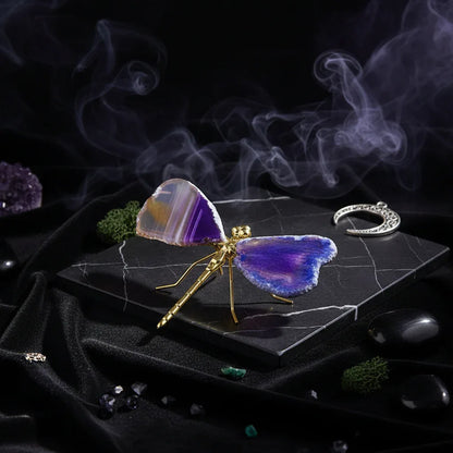 Dragonfly Crystal - Sorceress Sanctuary Red-Purple-Pink-Green-Blue
