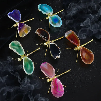 Dragonfly Crystal - Sorceress Sanctuary Red-Purple-Pink-Green-Blue