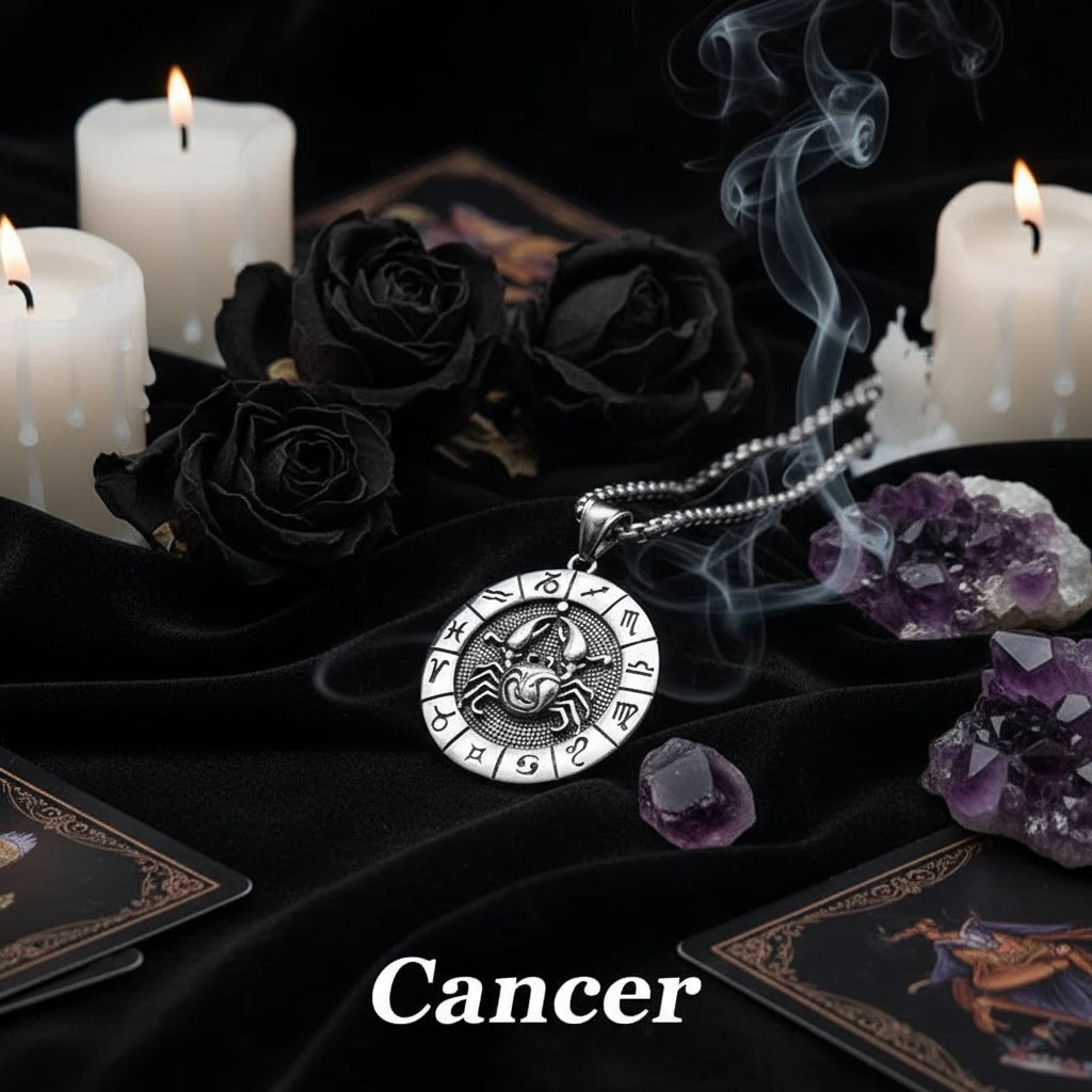 Dual Zodiac Necklace - Sorceress Sanctuary Leo-Taurus-Gemini-Aquarius-Sagittarius