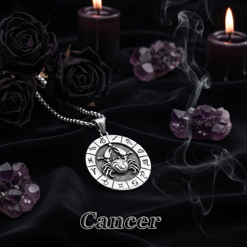 Dual Zodiac Necklace - Sorceress Sanctuary Leo-Taurus-Gemini-Aquarius-Sagittarius