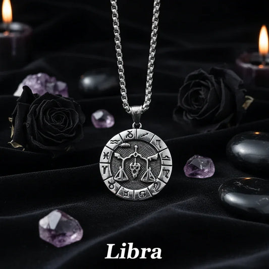 Dual Zodiac Necklace - Sorceress Sanctuary Leo-Taurus-Gemini-Aquarius-Sagittarius
