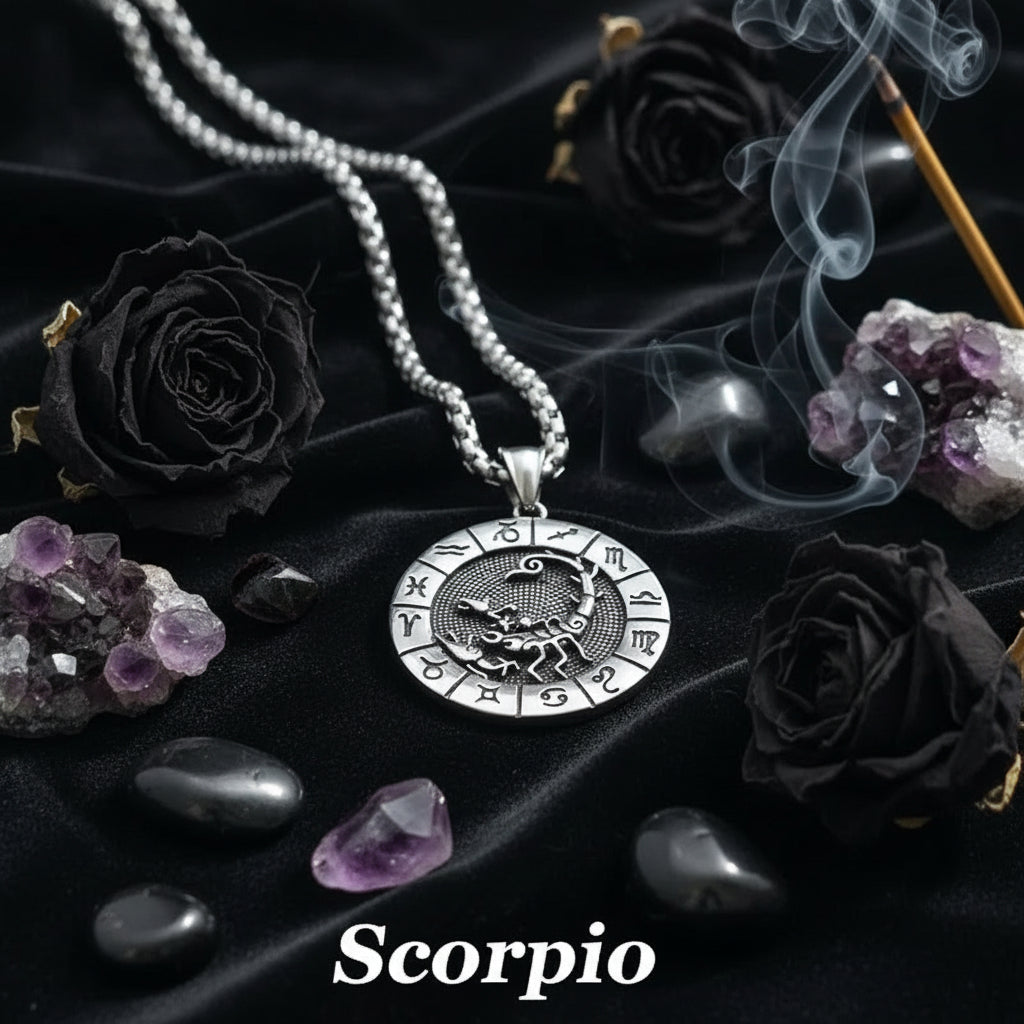 Dual Zodiac Necklace - Sorceress Sanctuary Leo-Taurus-Gemini-Aquarius-Sagittarius
