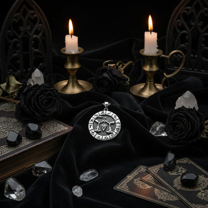 Dual Zodiac Necklace - Sorceress Sanctuary Leo-Taurus-Gemini-Aquarius-Sagittarius