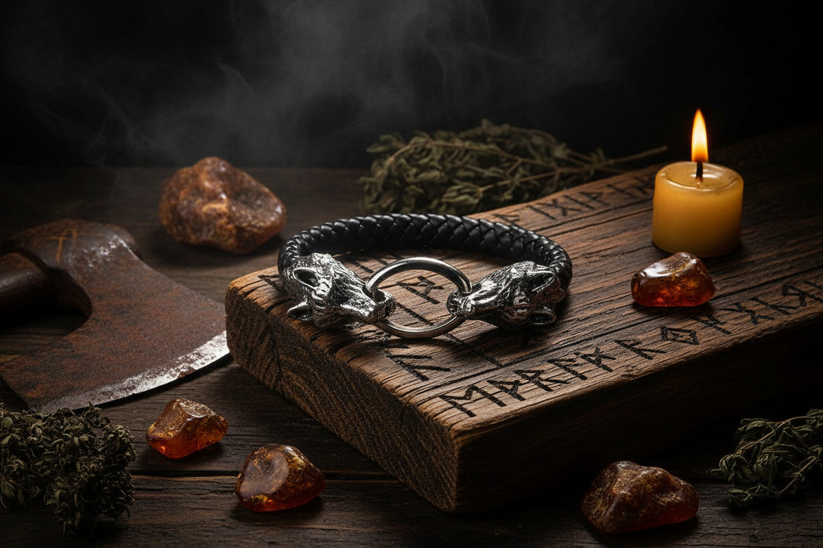 Men's Euro-American Style Red Eye Dragon Bracelet Sorceress Sanctuary