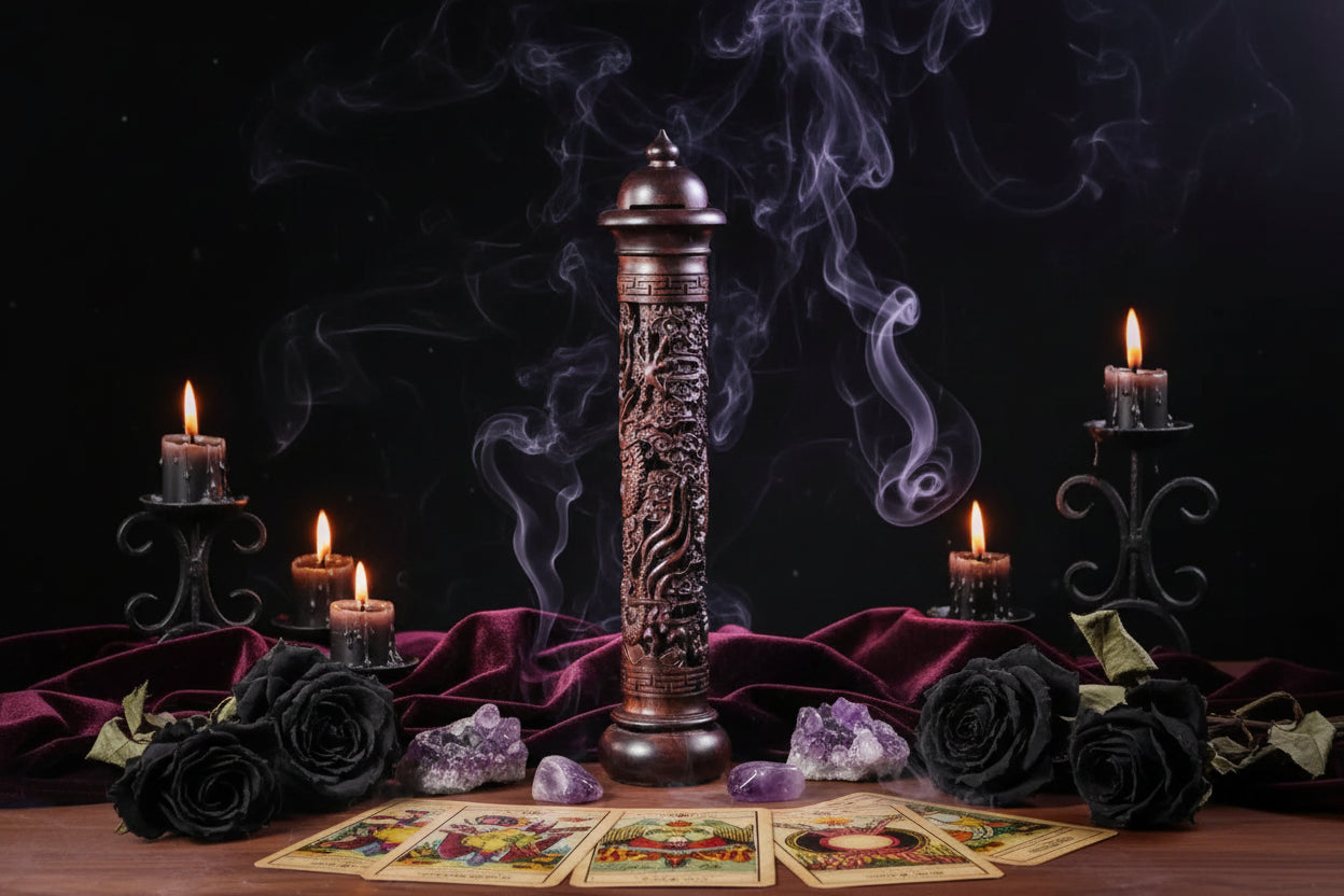 Ebony Dragon Incense - Sorceress Sanctuary Black