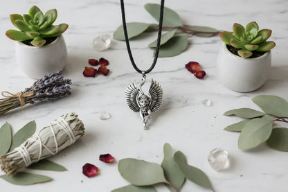Egyptian Cat Necklace - Sorceress Sanctuary Gold-Silver