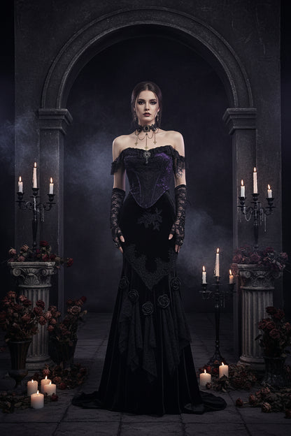 Fishtail Skirt - Sorceress Sanctuary Black / S-Black / M-Black / L