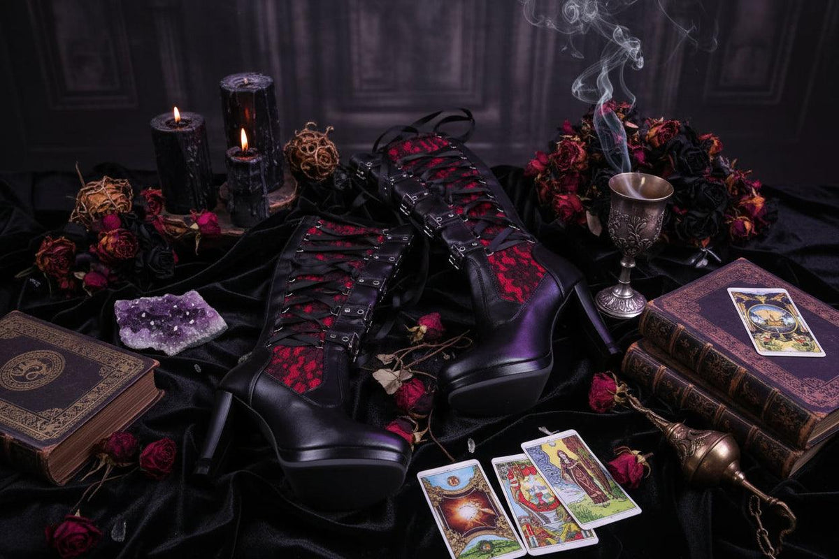 Elegant Knight Boots - Sorceress Sanctuary Black / 34-Black / 35-Black / 36-Black / 37-Black / 38