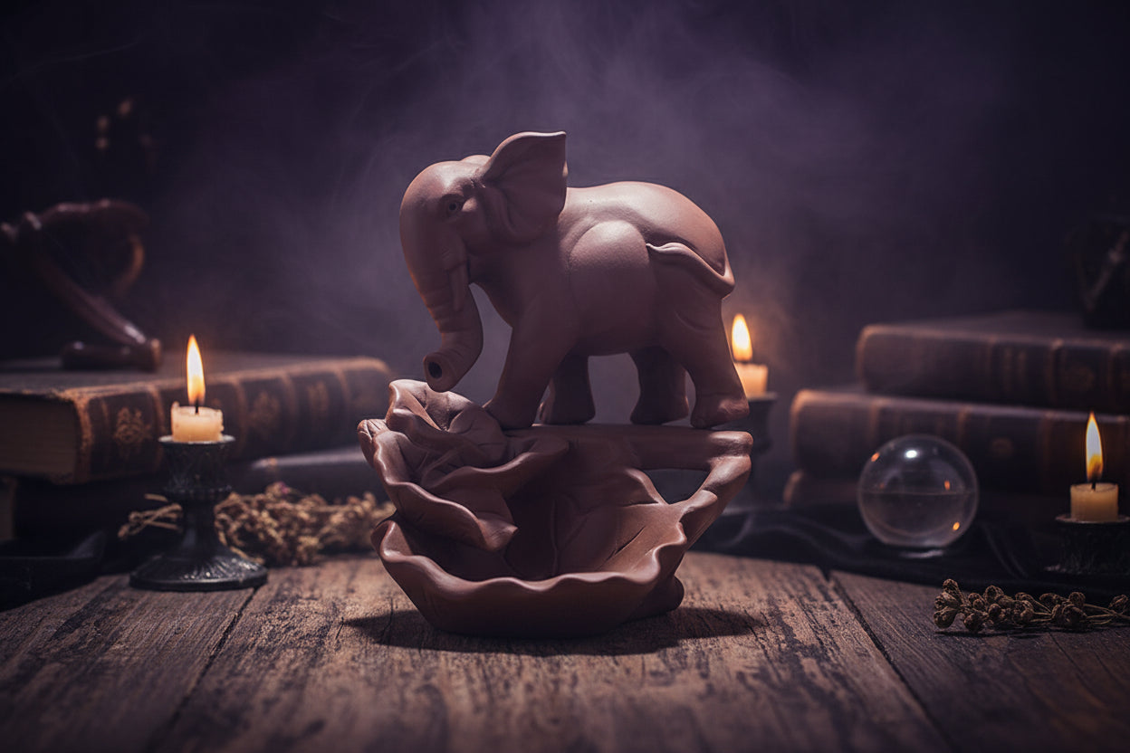 Elephant Incense Burner - Sorceress Sanctuary Style A-Style B