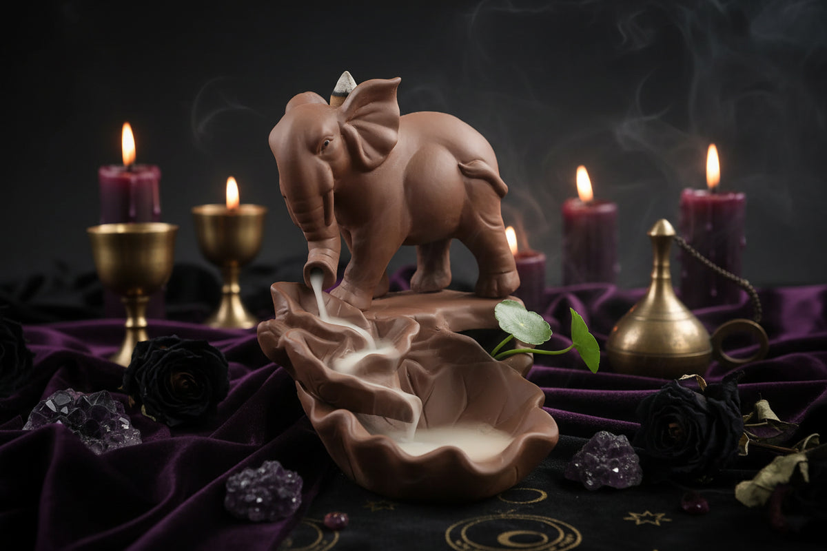 Elephant Incense Burner - Sorceress Sanctuary Style A-Style B