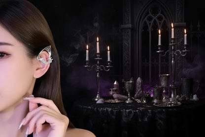 Elf Cuff Earrings - Sorceress Sanctuary Silvery / 1 PC Left-Silvery / 1 PC Right-Silvery / 1 Pair