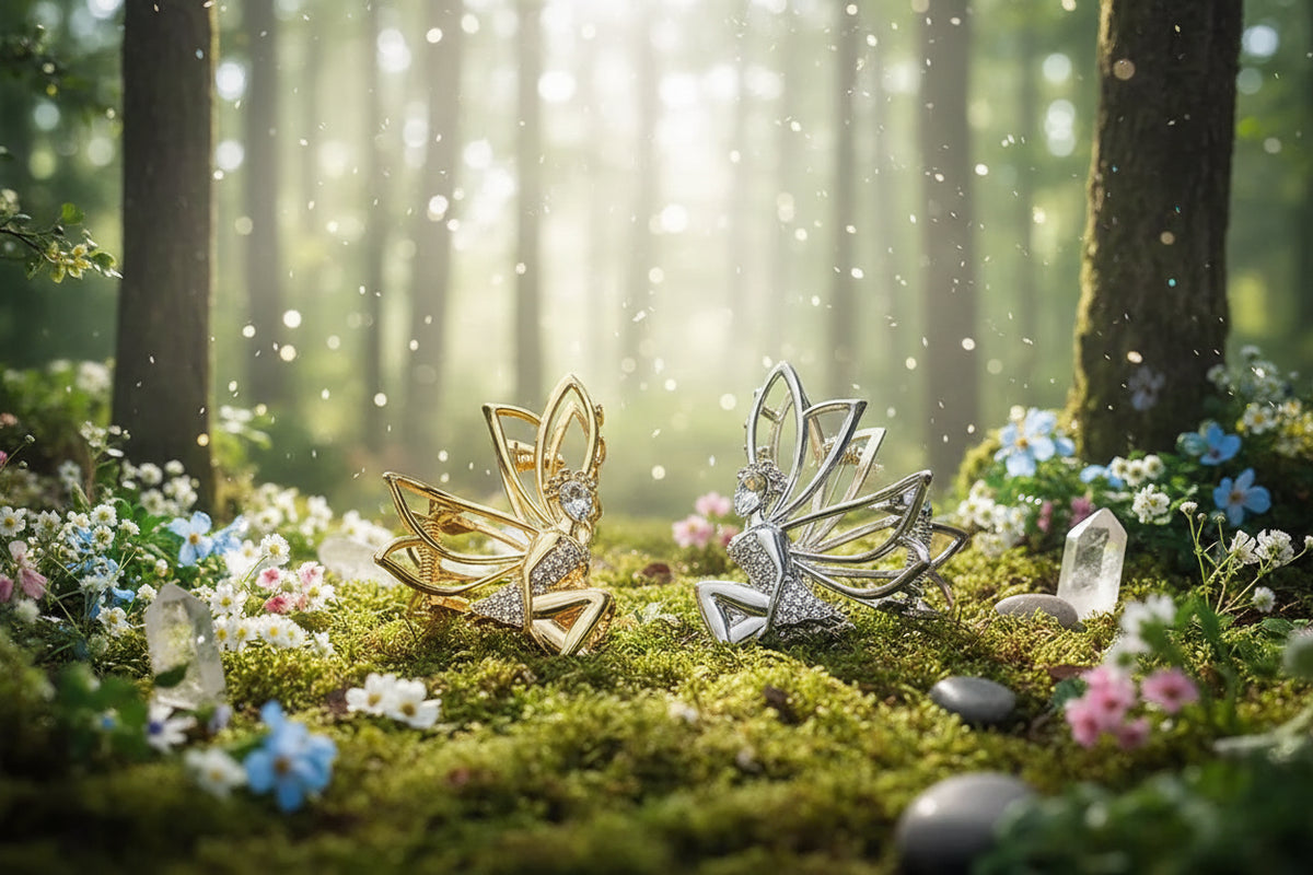 Elf Fairy Clip - Sorceress Sanctuary Gold-Silver