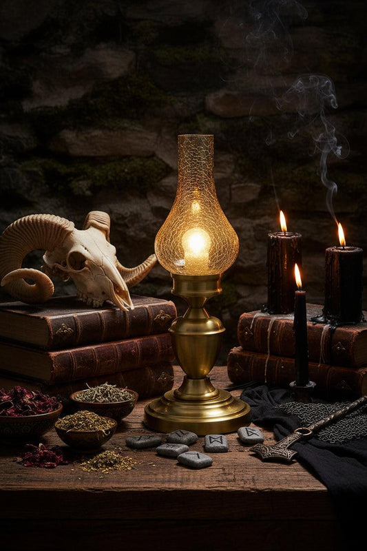 Ember Vintage Lamp Sorceress Sanctuary