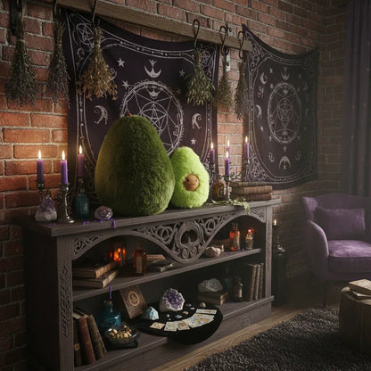Enchanted Avocado Plush - Sorceress Sanctuary Green / 20cm-Green / 25cm-Green / 30cm-Green / 38cm-Green / 40cm