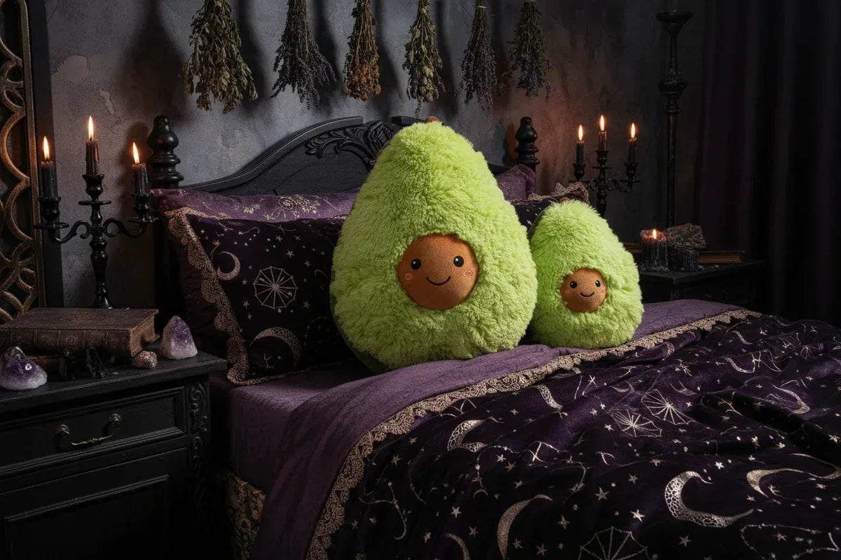 Enchanted Avocado Plush - Sorceress Sanctuary Green / 20cm-Green / 25cm-Green / 30cm-Green / 38cm-Green / 40cm