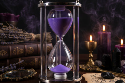 Enchanted Crystal Hourglass - Sorceress Sanctuary Lovely powder (15 minutes)-Lovely powder (30 minutes)-Lovely powder (60 minutes)-Dream Blue (15 minutes)-Dream Blue (30 minutes)