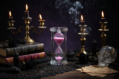 Enchanted Crystal Hourglass - Sorceress Sanctuary Lovely powder (15 minutes)-Lovely powder (30 minutes)-Lovely powder (60 minutes)-Dream Blue (15 minutes)-Dream Blue (30 minutes)