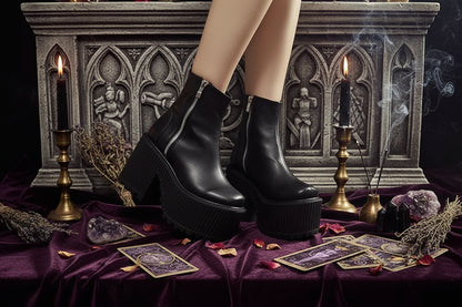 Enchanted High Boots - Sorceress Sanctuary Black / 35-Black / 36-Black / 37-Black / 38-Black / 39
