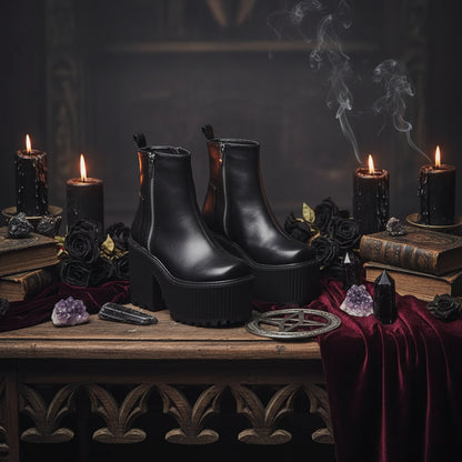 Enchanted High Boots - Sorceress Sanctuary Black / 35-Black / 36-Black / 37-Black / 38-Black / 39