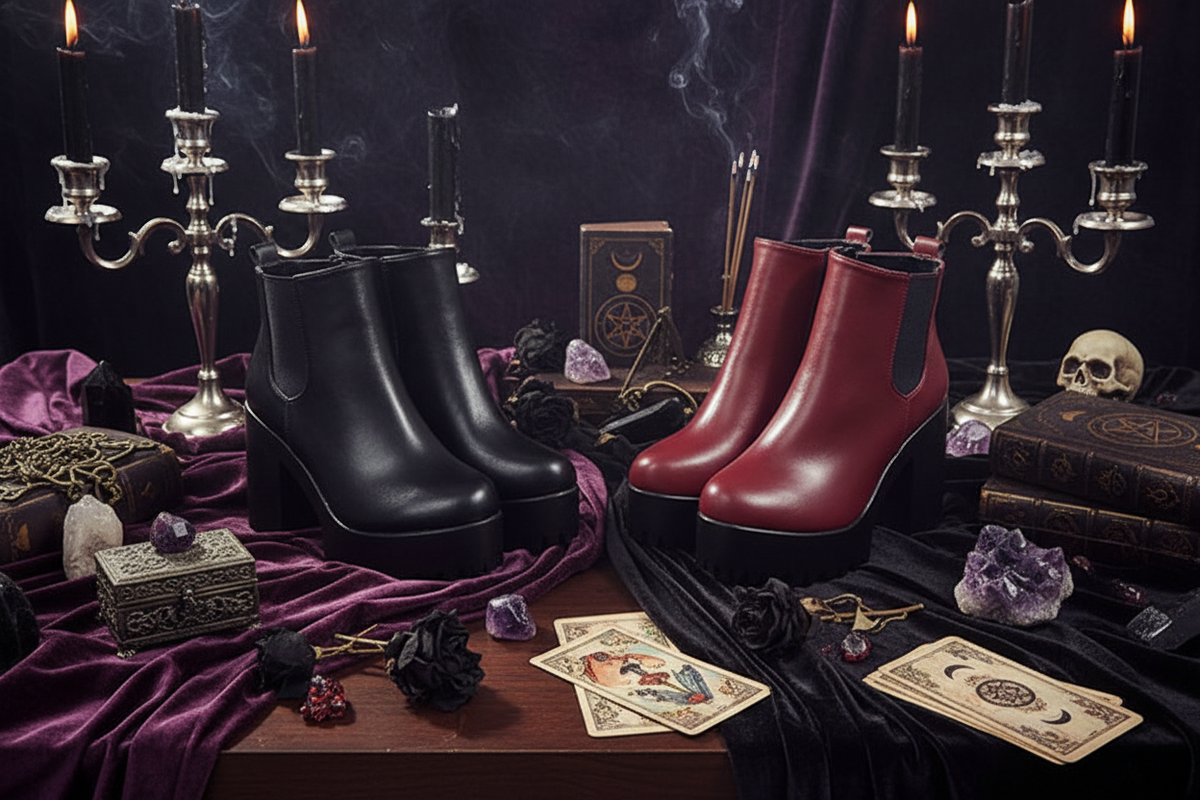 Enchanted High Boots - Sorceress Sanctuary Black / 35-Black / 36-Black / 37-Black / 38-Black / 39