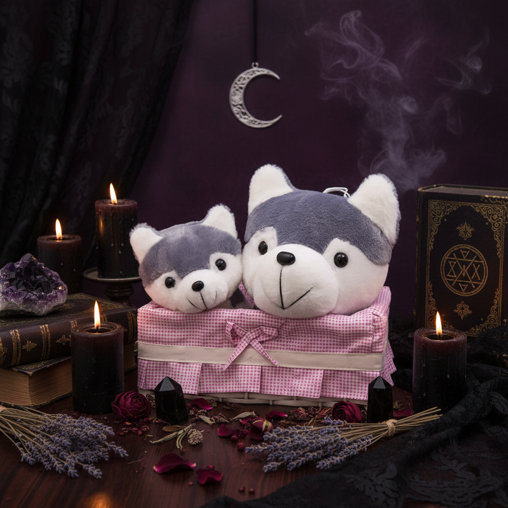 Enchanted Husky Plush - Sorceress Sanctuary Picture color / 20-Picture color / 25-Picture color / 35-Picture color / 43-Picture color / 50