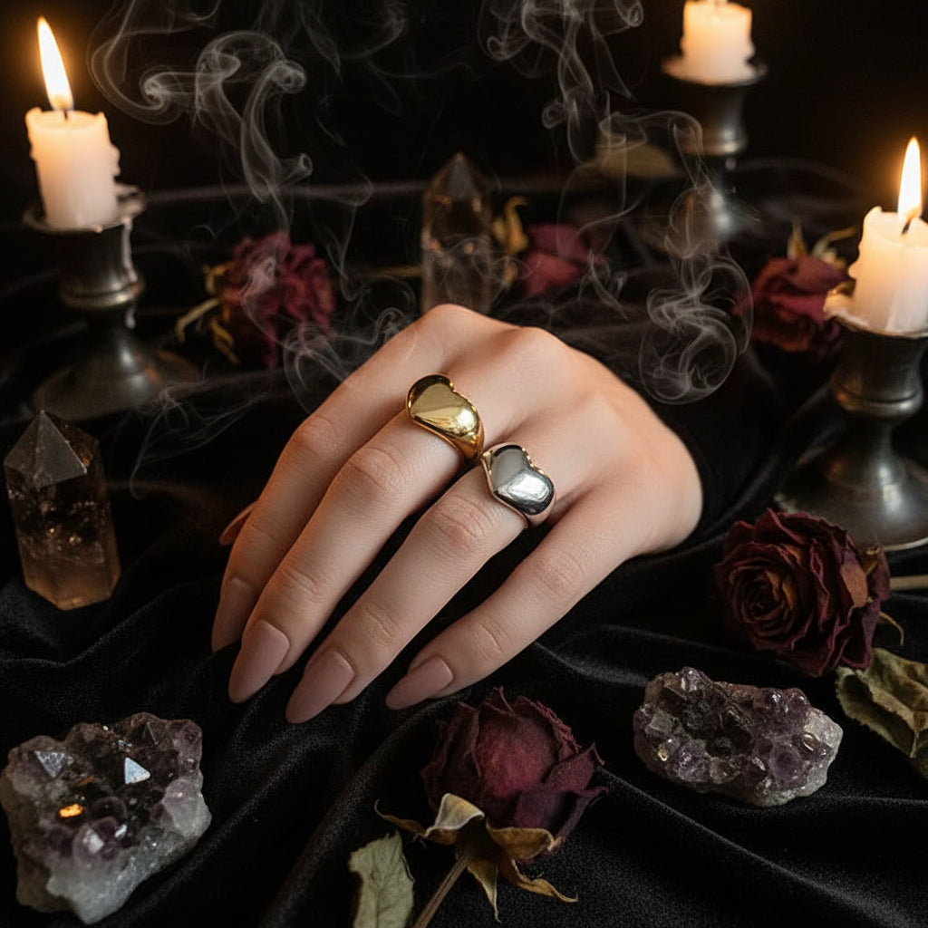 Enchanted Love Ring - Sorceress Sanctuary Gold-Silver
