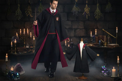 Enchanted Wizard Robe - Sorceress Sanctuary Red Gran Lion House / S-Red Gran Lion House / M-Red Gran Lion House / L-Green Slay Snake Yard / S-Green Slay Snake Yard / M