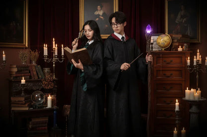 Enchanted Wizard Robe - Sorceress Sanctuary Red Gran Lion House / S-Red Gran Lion House / M-Red Gran Lion House / L-Green Slay Snake Yard / S-Green Slay Snake Yard / M