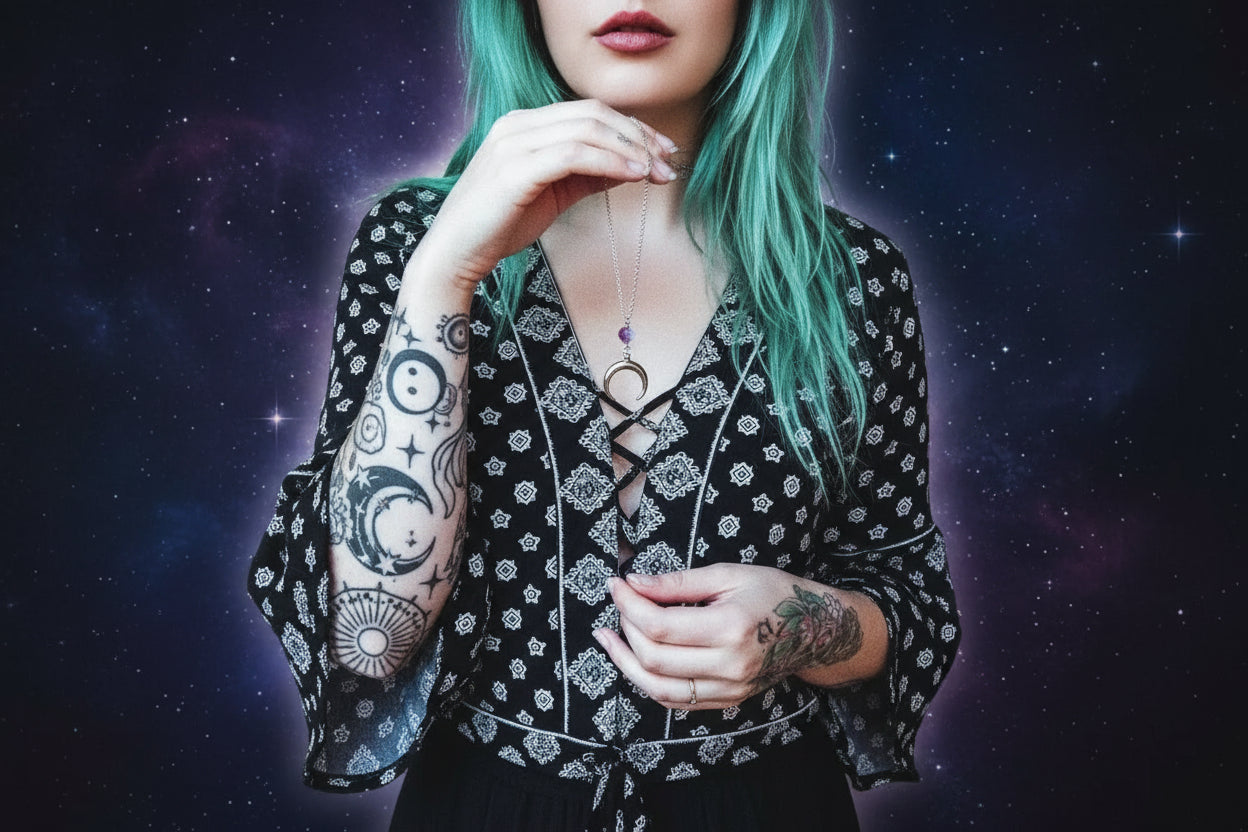 Enchantress Necklace - Sorceress Sanctuary Silver